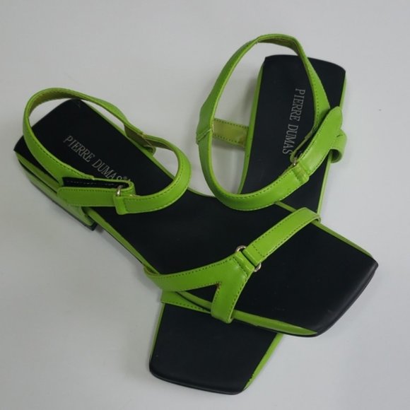 Pierre Dumas Women sandals Lime Green - Picture 8 of 14